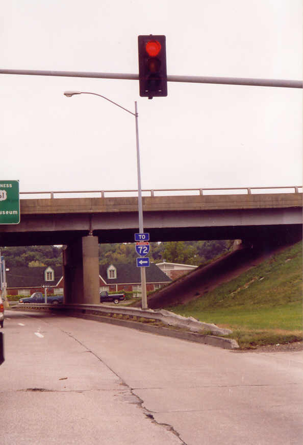 [TO I-72 Sign]