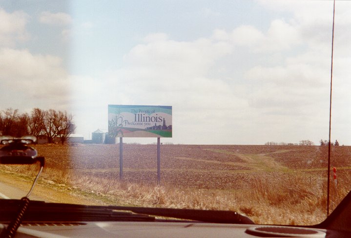 [Welcome to Illinios Sign]